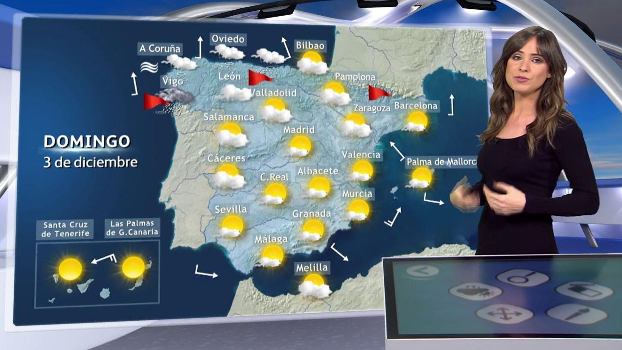 Tiempo para este domingo: descenso de las temperaturas en la mayor parte del país