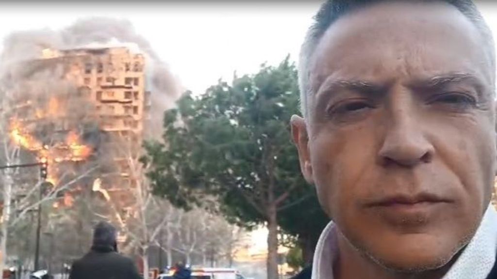 Incendie de Valence : Carlos, chef de la délégation Mediaset Valence