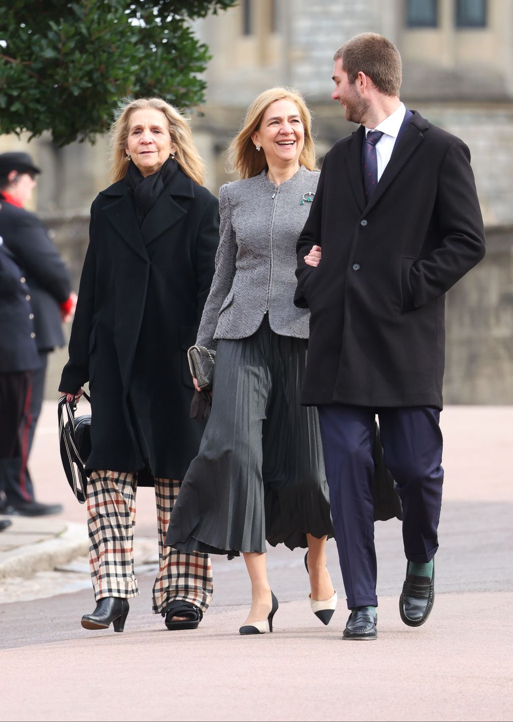 L'infante Elena, l'infante Cristina et Juan Urdangarin