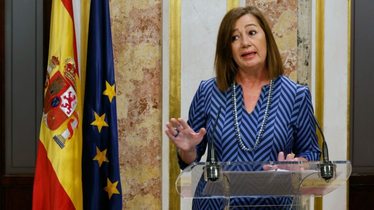 Francina Armengol ne démissionne pas sur le cas Koldo et exige des responsabilités du PP