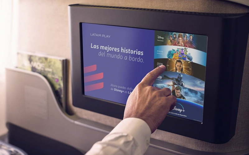 LATAM ajoute du contenu Disney+ à son service de divertissement en vol