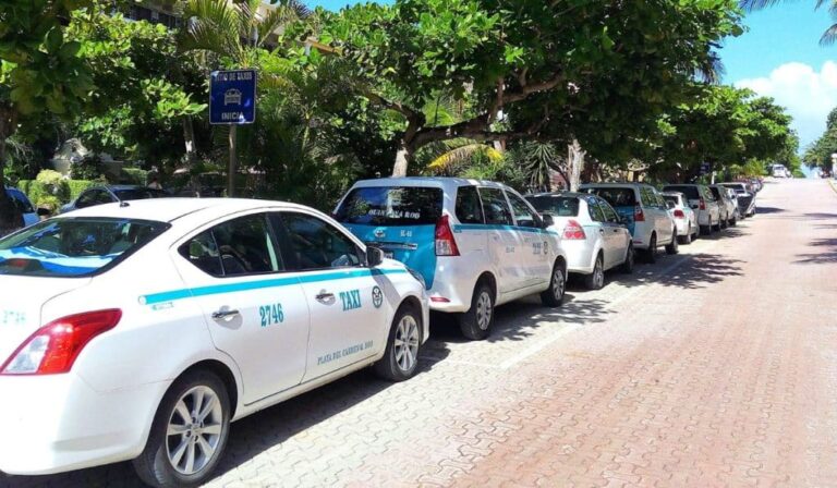 Le trajet en taxi depuis l'aéroport de Tulum est plus cher qu'à Paris