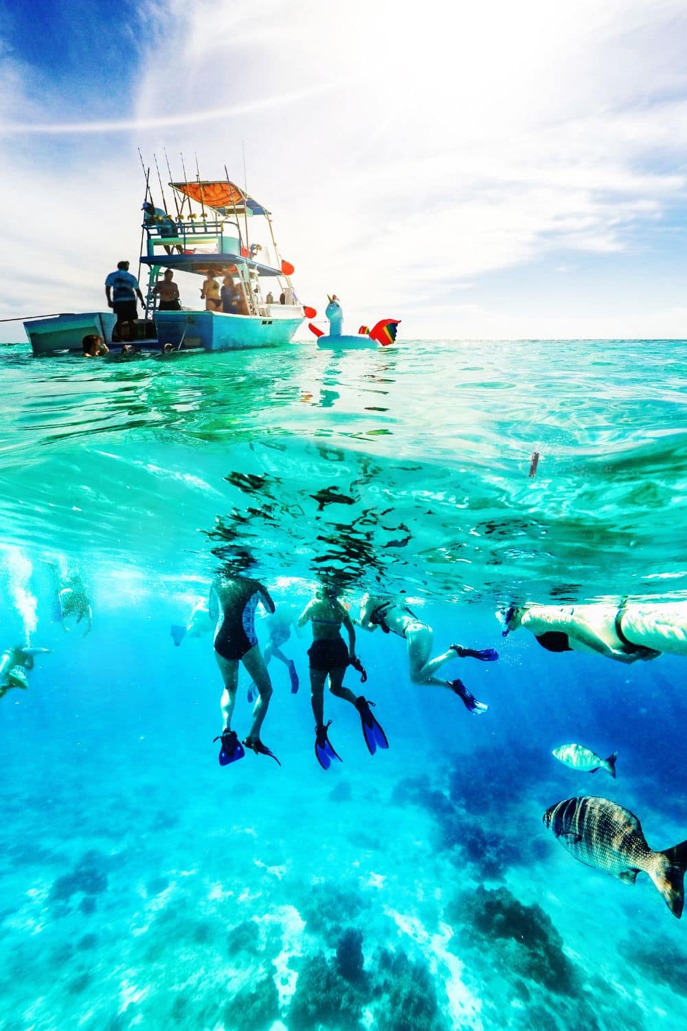 plongée en apnée dans les Caraïbes