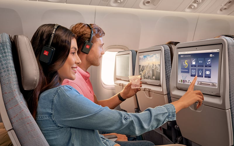 Emirates remporte le prix du meilleur divertissement à bord
