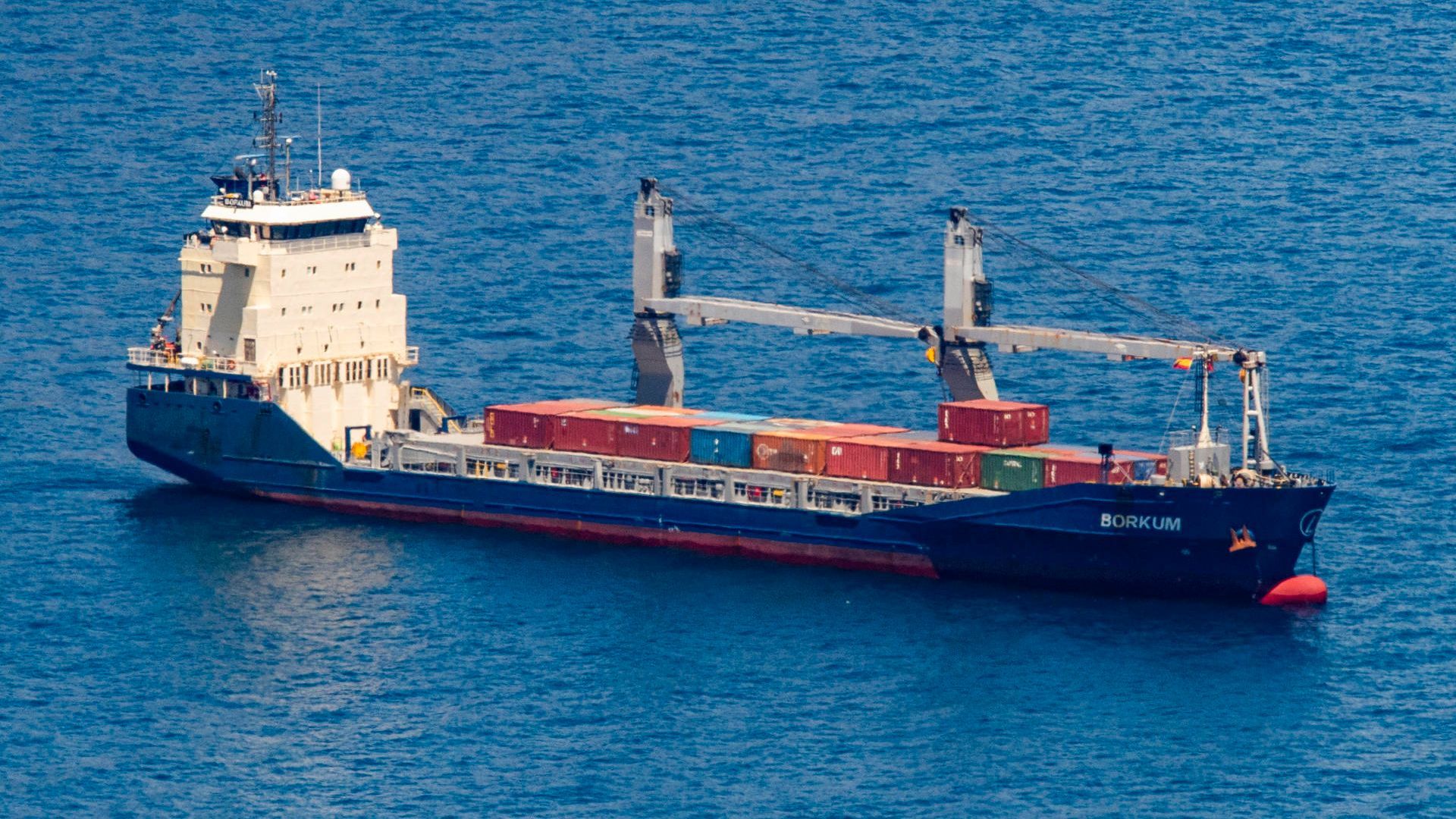 El Borkum decide poner rumbo a Eslovenia: no atracará en Cartagena