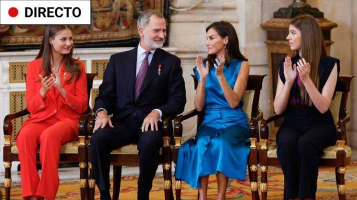 Felipe VI émeut ses filles avec son discours en dédiant quelques mots à Letizia