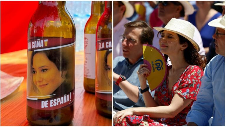 Bain de masse d'Isabel Díaz Ayuso lors de l'événement « Une année de désir » à Madrid