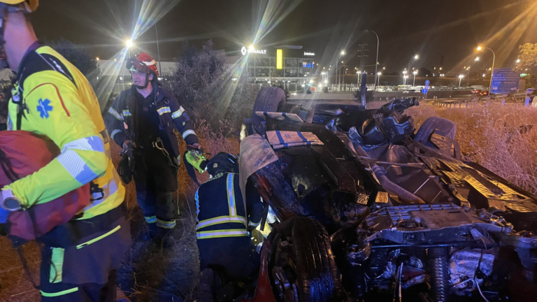 Deux personnes meurent dans un accident de voiture à Villaverde, Madrid
