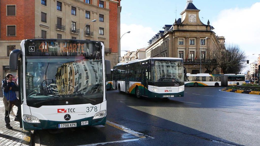 Bus urbains à Pampelune
