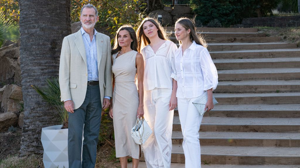 La famille royale espagnole le 9 juillet.