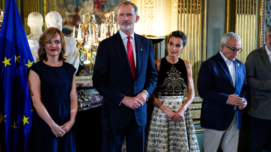 Les rois Felipe et Letizia le 25 juillet.