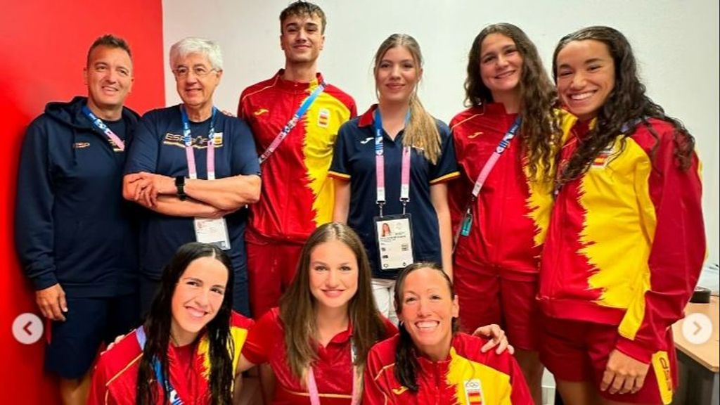 La princesse Leonor et l'infante Sofía apprécient et encouragent l'Espagne aux Jeux Olympiques