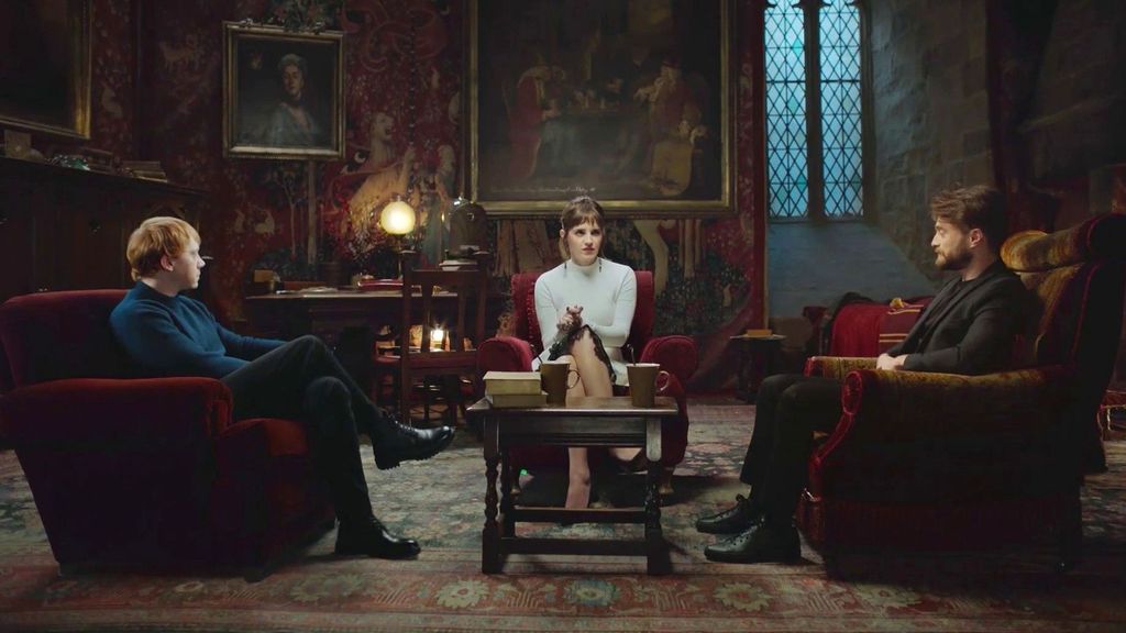 Emma Watson, Daniel Radcliffe et Rupert Grint, les trois protagonistes de la saga 