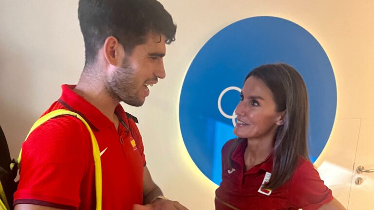 son image avec Alcaraz et son soutien aux athlètes du COE