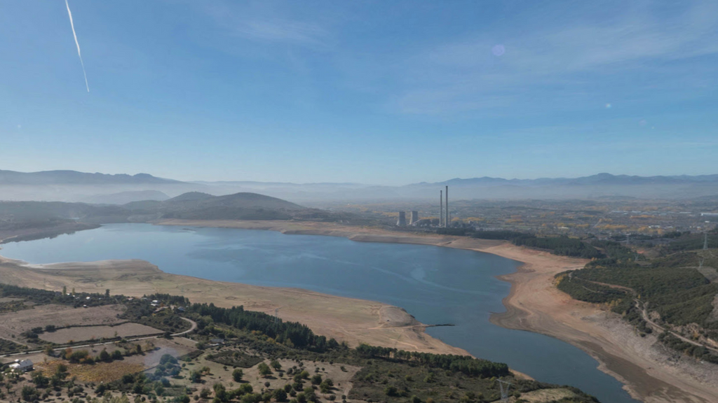Réservoir de Bárcena, où ils recherchent Alejandro Martín