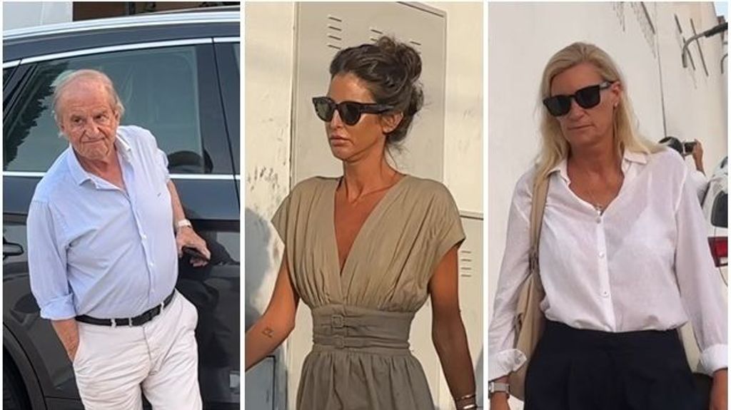Inés Domecq, Rosauro Varo et María Zurita font leurs adieux à Caritina.