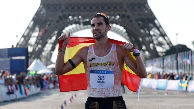 Álvaro Martín, médaille de bronze au 20 km marche