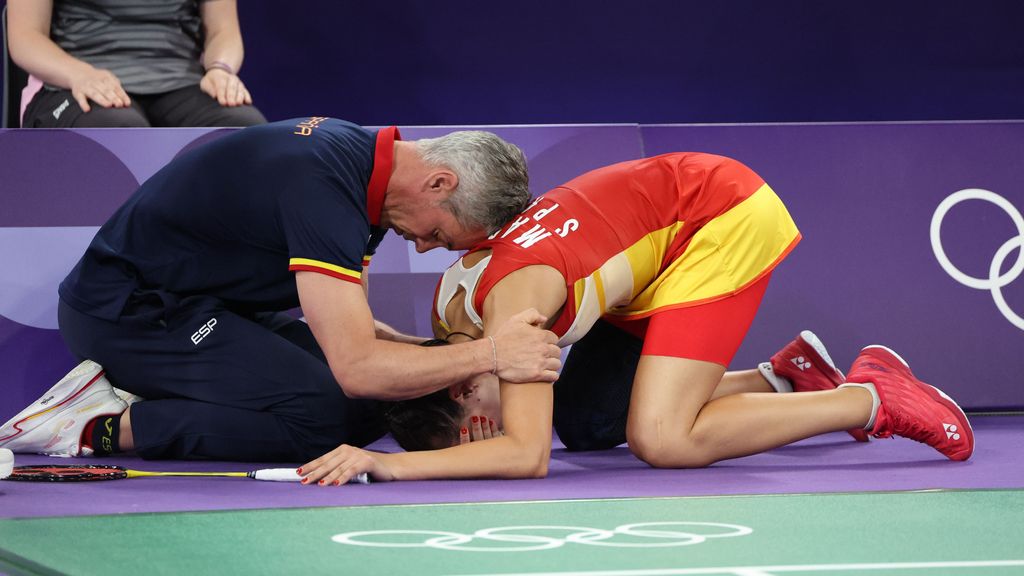 Les larmes de Carolina Marín