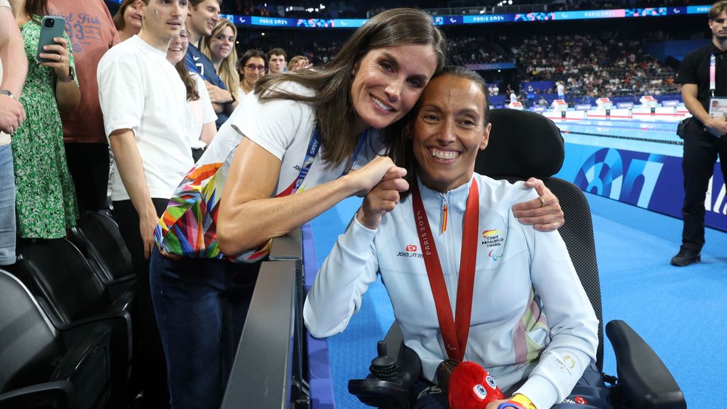 La reine Letizia avec Teresa Perales.