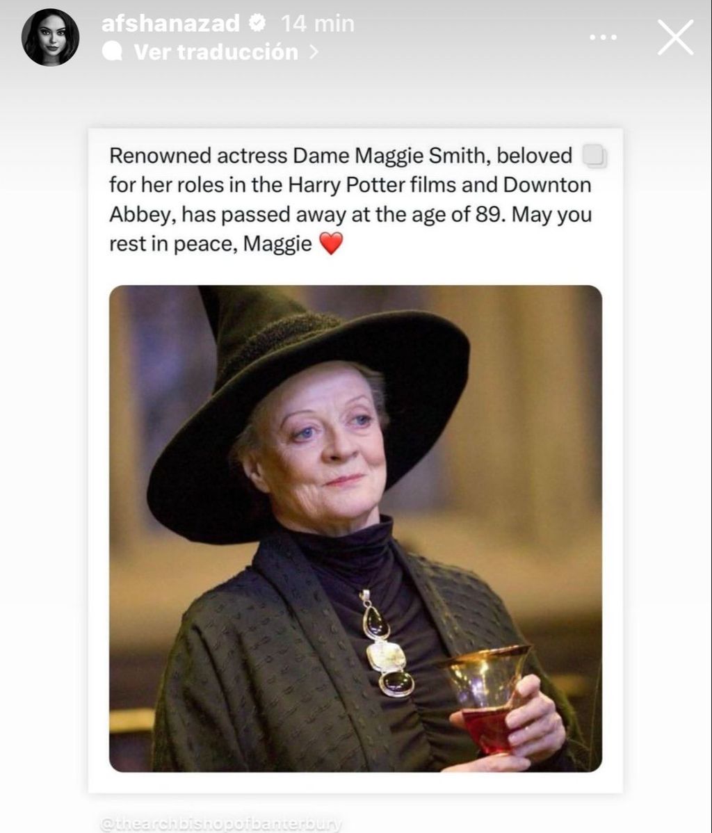Capture d'écran d'une story Instagram