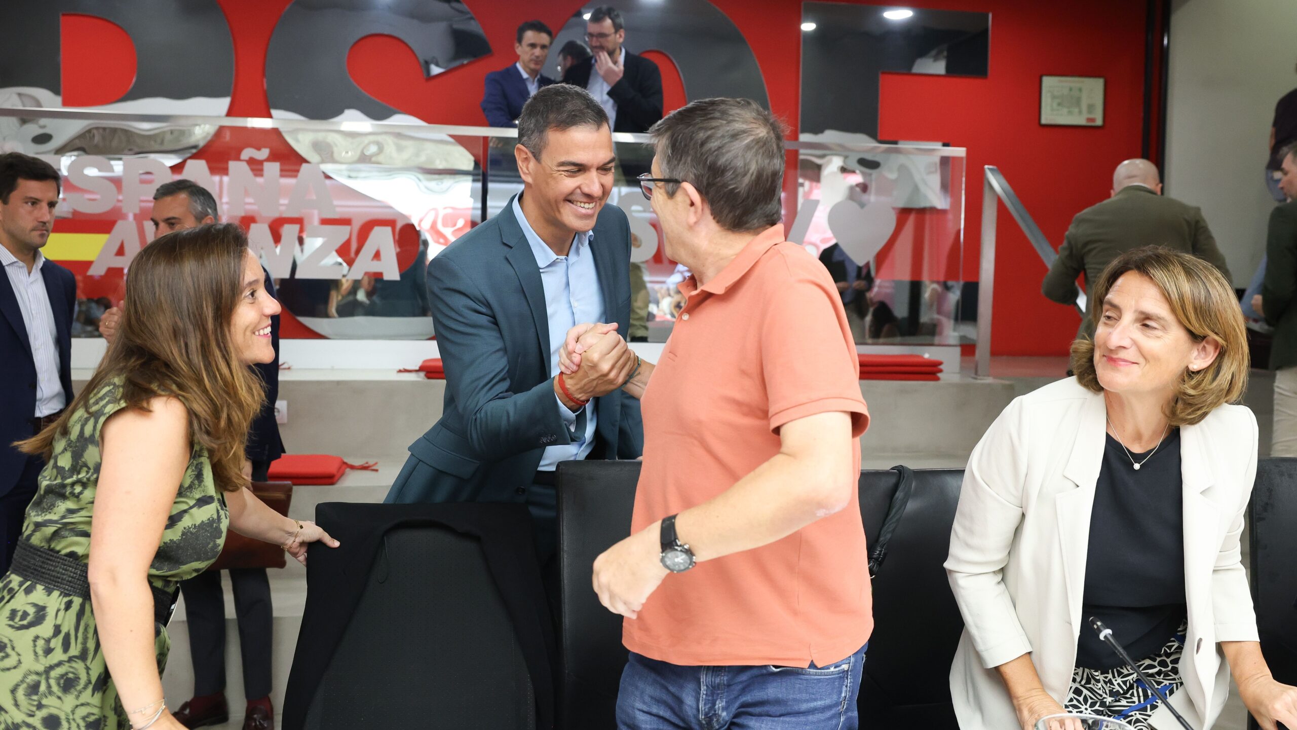 El presidente del Gobierno y Secretario General del PSOE, Pedro Sánchez, a su llegada al Comité Federal del PSOE en Madrid