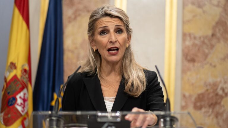 Yolanda Díaz s'exprime sur le cas d'Íñigo Errejón après sa rencontre avec Sumar