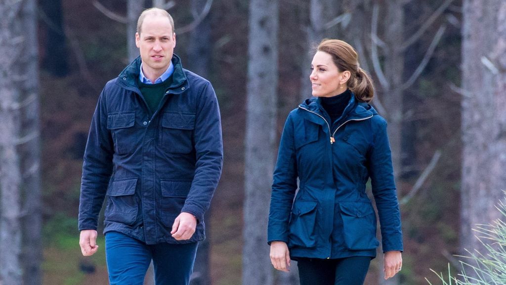 Les princes William et Kate Middleton dans une image d'archive.