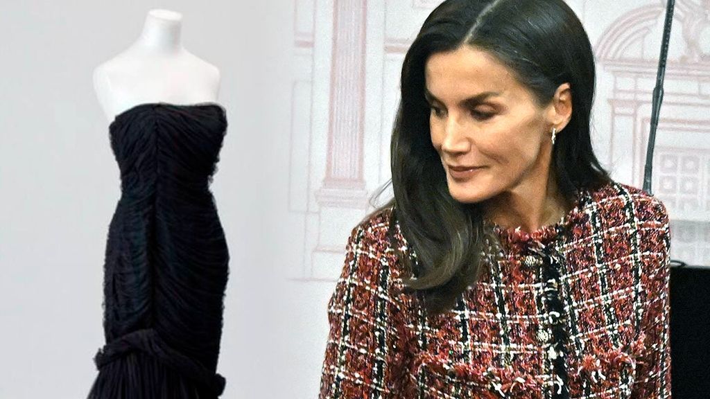 C'est la robe noire de la reine Letizia, une Balenciaga avec une histoire « cachée » depuis plus de 15 ans