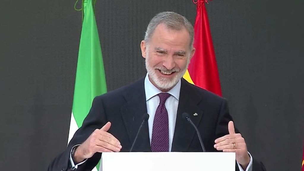 La blague de Felipe VI quand il a dû parler après la prestation d'Estopa