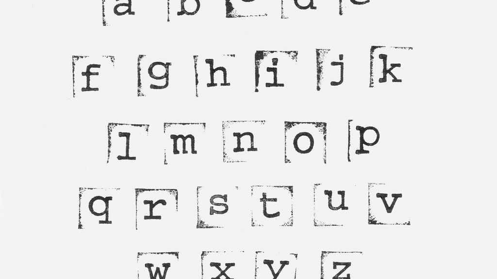 alphabet anti-éclaboussures