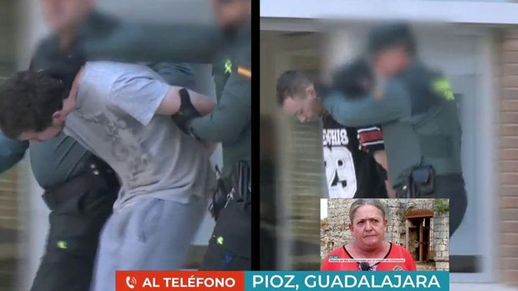 Pilar, grand-mère David et Cristian, accusés du crime de Chiloeches, par téléphone, dans « Voyons ».