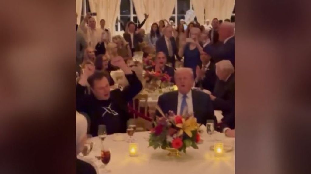 Fête de Thanksgiving de Donald Trump : danse avec Elon Musk et parodie de Biden