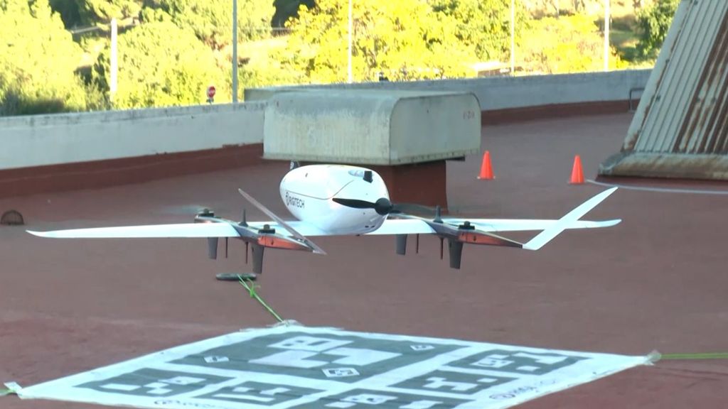 Le transport d'échantillons biologiques avec un drone à Gérone