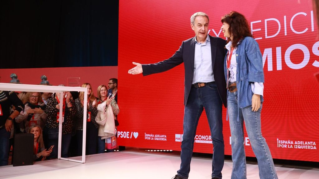 EuropaPress 6375539 Ministre de l'Égalité Ana Round avec l'ancien président du gouvernement José Luis