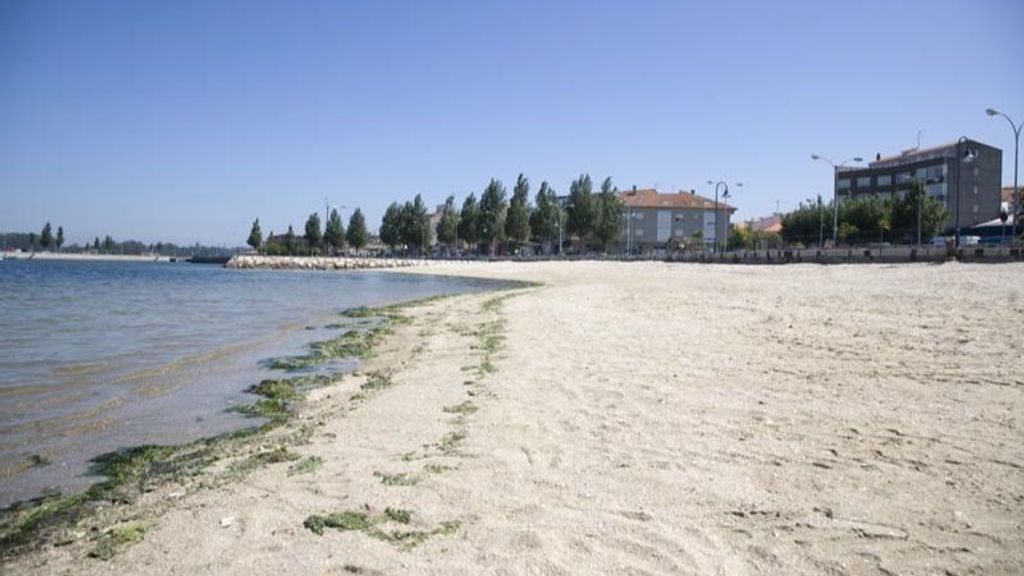 Plage de Cambados, Pontevedra.