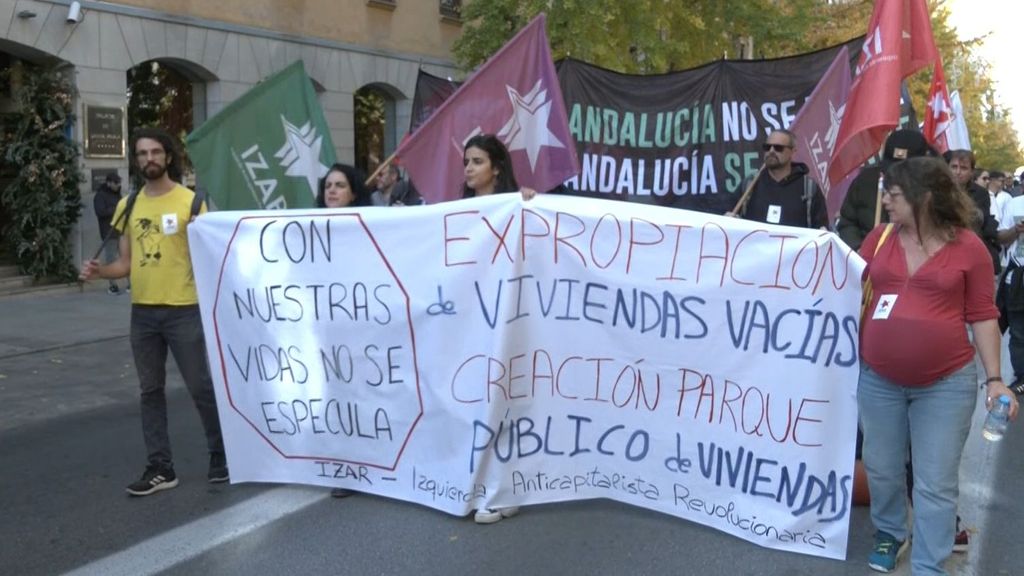 Manifestation contre la situation du logement à Grenade