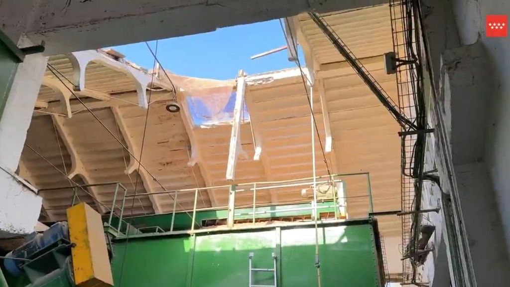 Entrepôt de Ciempozuelos, Madrid, où s'est produit un accident du travail