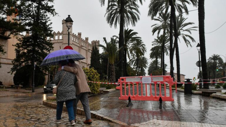 L'Aemet active l'avertissement orange à La Palma en raison de fortes pluies