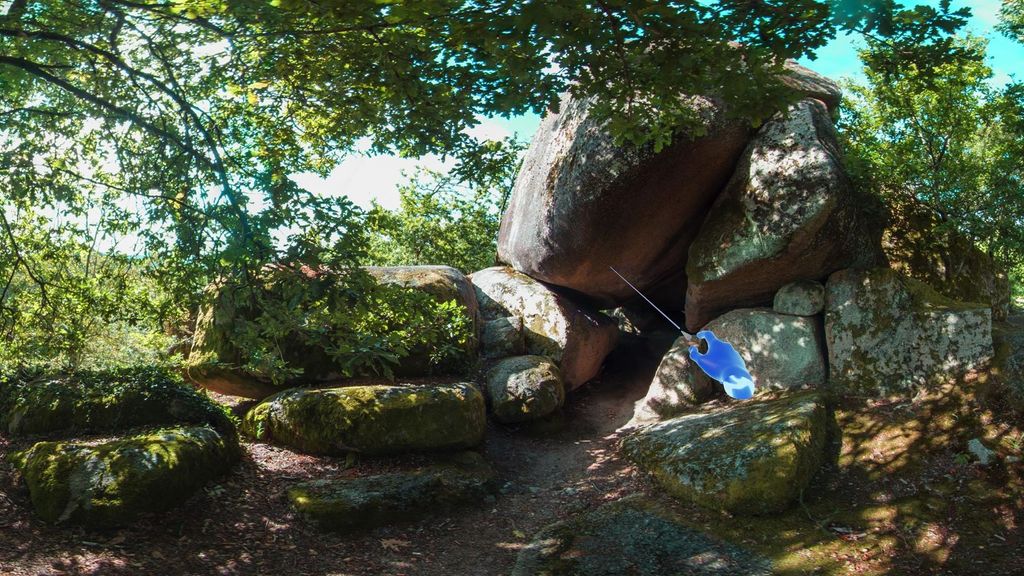 Capture de la nouvelle installation de « Galiverso no corazón da pedra »