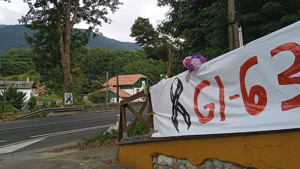 La fatidique route guipuzcoenne GI-636.