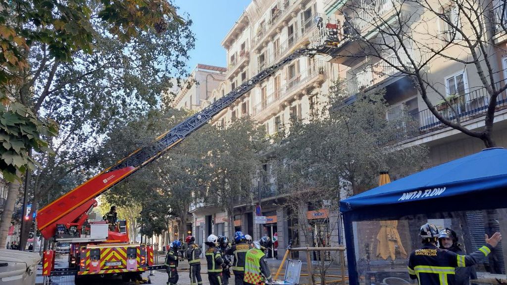 Incendie à Barcelone