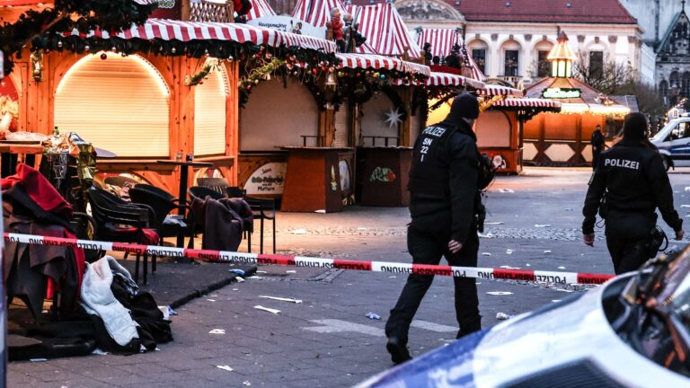 Multiple accident de voiture sur un marché de Magdebourg : quatre morts