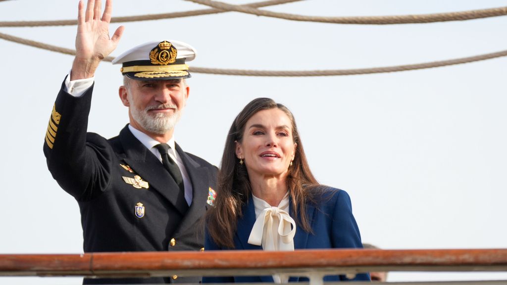 La princesse Leonor commence son voyage à Elcano, en images