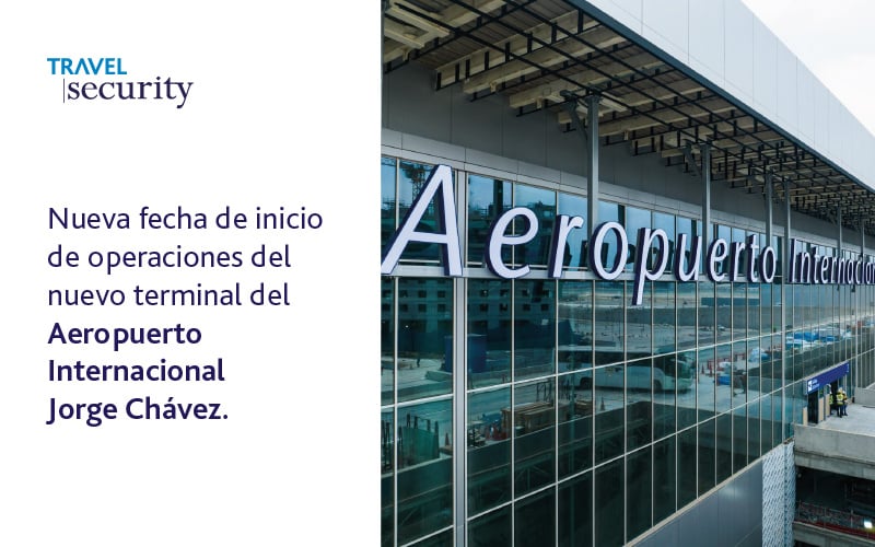 Nouvelle date ! Le nouvel aéroport Jorge Chávez entre en service en mars