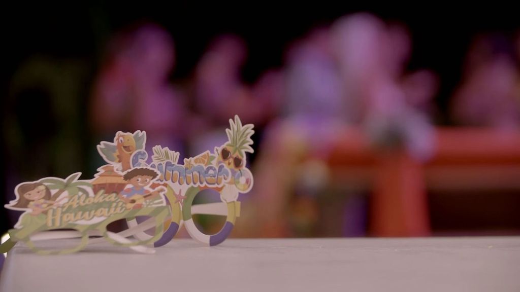 L'un des accessoires du Parti hawaïen de Villa Montaña.