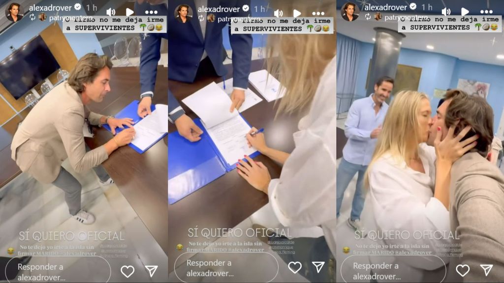 Álex Adrover et Patricia Montero formalisent leur union