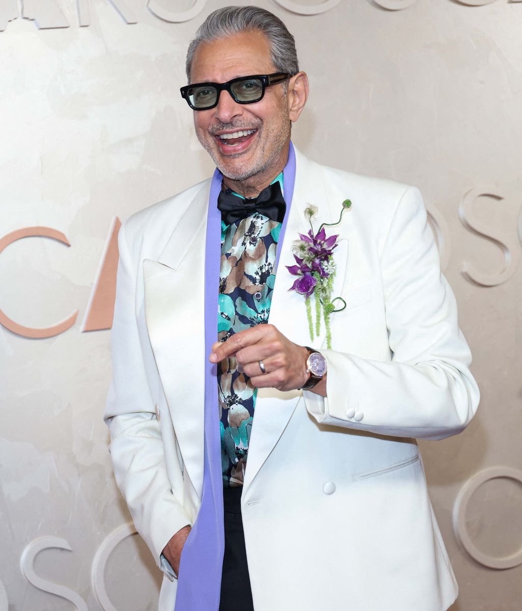 Jeff Goldblum sur le tapis rouge des Oscars 2025