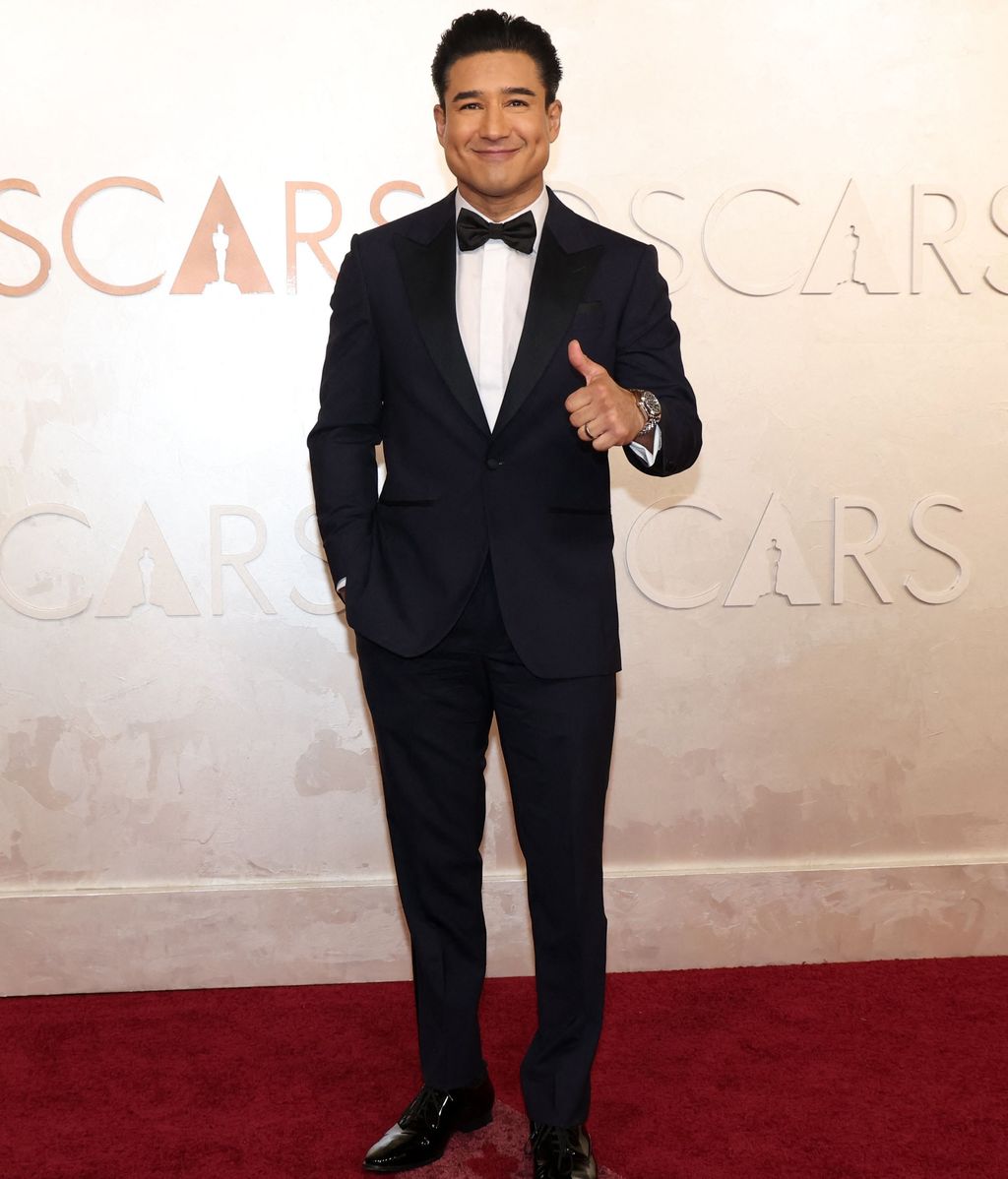 Mario Lopez sur le tapis rouge des Oscars 2025