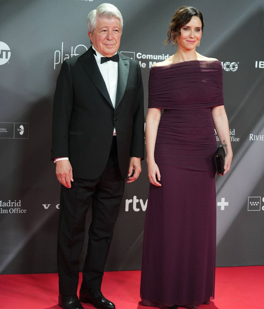Enrique Cerezo et Isabel Díaz Ayuso aux 2025 Platinum Awards