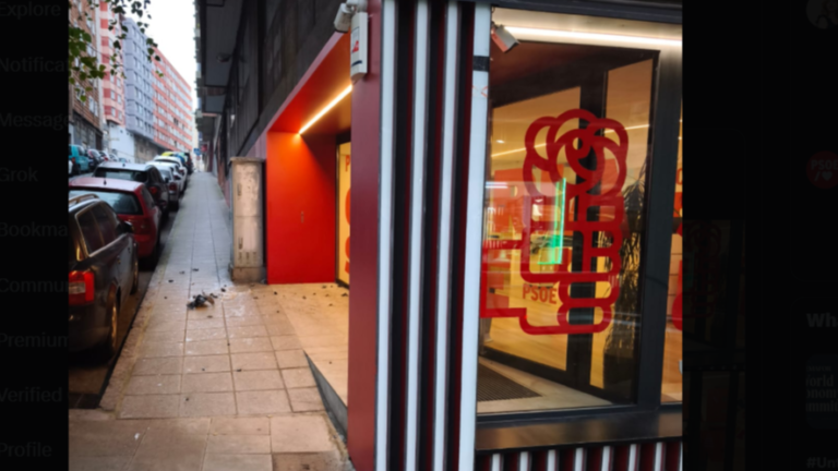 Le PSOE dénonce une « attaque » au siège de Cantabria: « C'est bien »